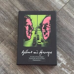 GILBERT & GEORGE art print notecards set of 18